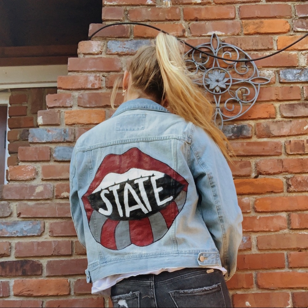 College jean jackets (custom)